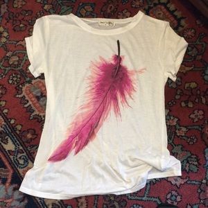 Gauzy Feather tshirt